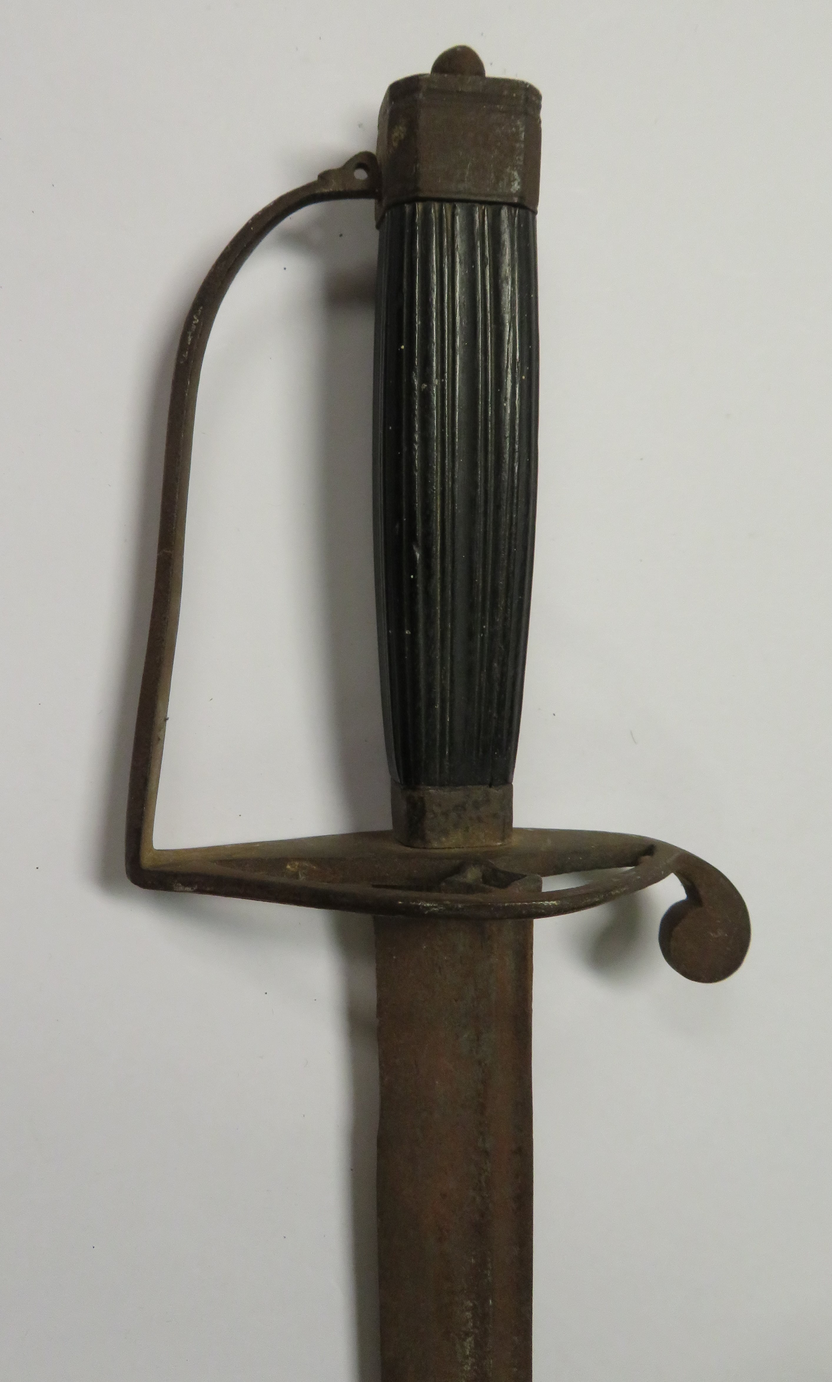 AN INFANTRY OFFICER'S SPADROON, CIRCA 1780