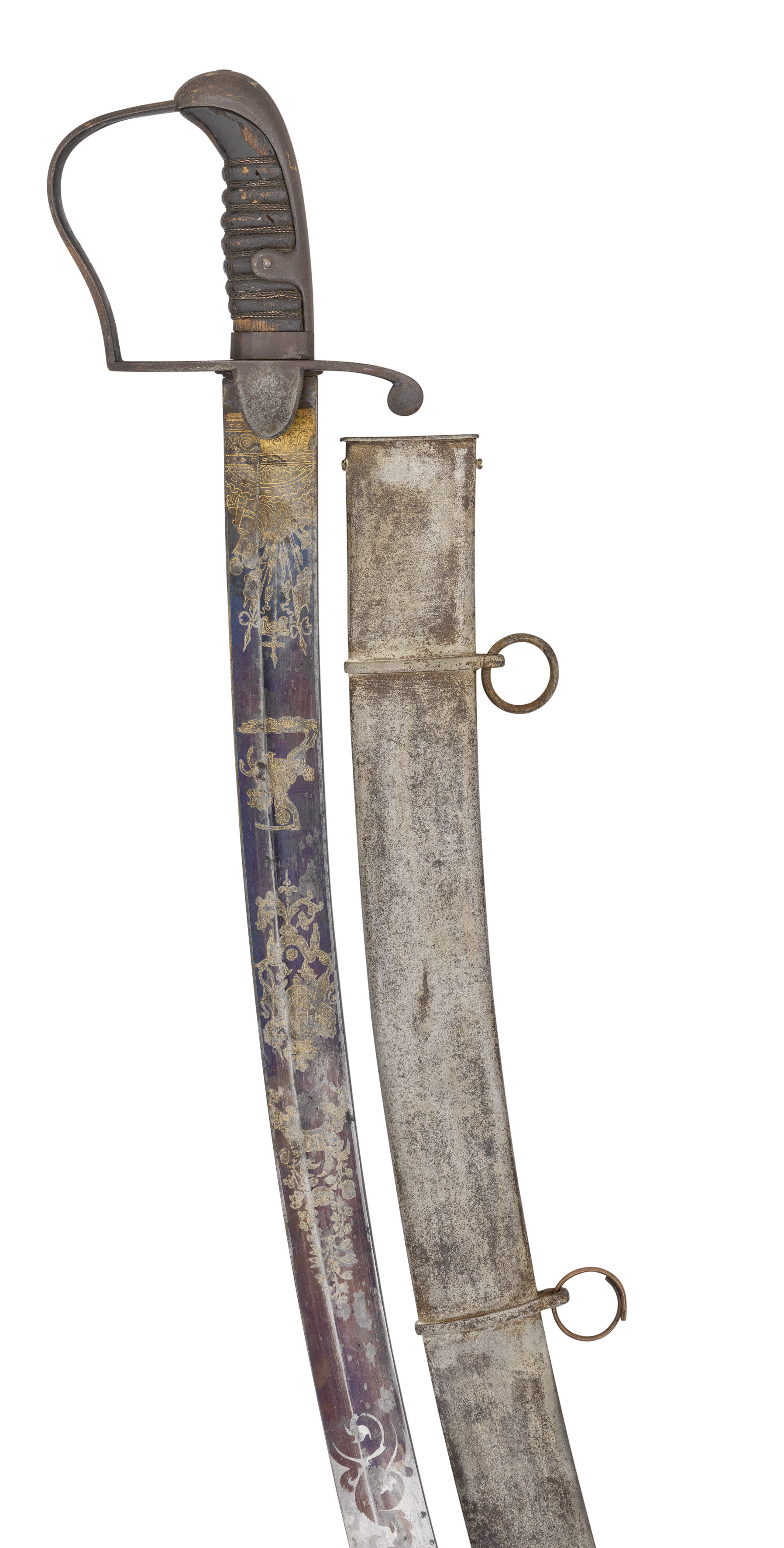 A 1796 PATTERN LIGHT CAVALRY OFFICER'S SWORD