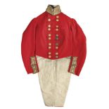 A VICTORIAN OFFICER'S COATEE OF THE 38TH MADRAS INFANTRY
