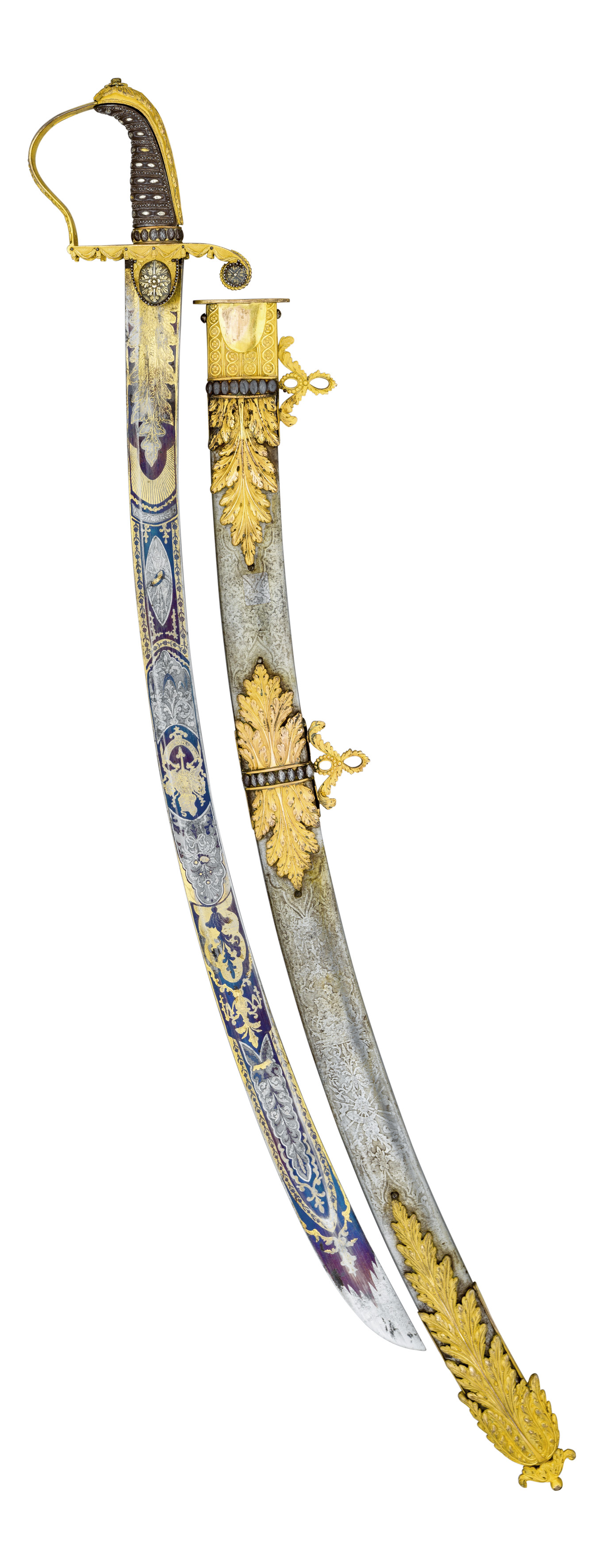 A FINE GEORGIAN OFFICER'S SABRE, CIRCA 1803-5