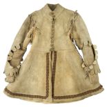 A WELL-MADE BUFF COAT IN MID-17TH CENTURY STYLE, 20TH CENTURY