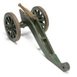 A BRONZE SALUTING CANNON, LATE 18TH/EARLY 19TH CENTURY