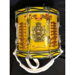 A SIDE DRUM OF THE BORDER REGIMENT