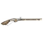 ˜A 22 BORE SILESIAN WHEEL-LOCK SPORTING CARBINE, MID-17TH CENTURY AND LATER