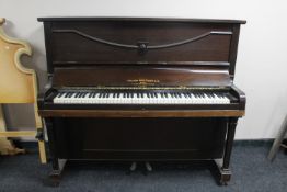 A mahogany cased overstrung piano by Holder Brothers Ltd,