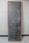 A mid century school chalk board,