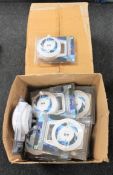 Three boxes of R J 11 extension reels (sealed)