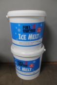 Six tubs of fuel express ice melt 10kg