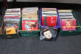 Four boxes of LP's - Rod Stewart,