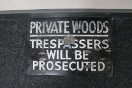 An antique wooden board - Private Woods