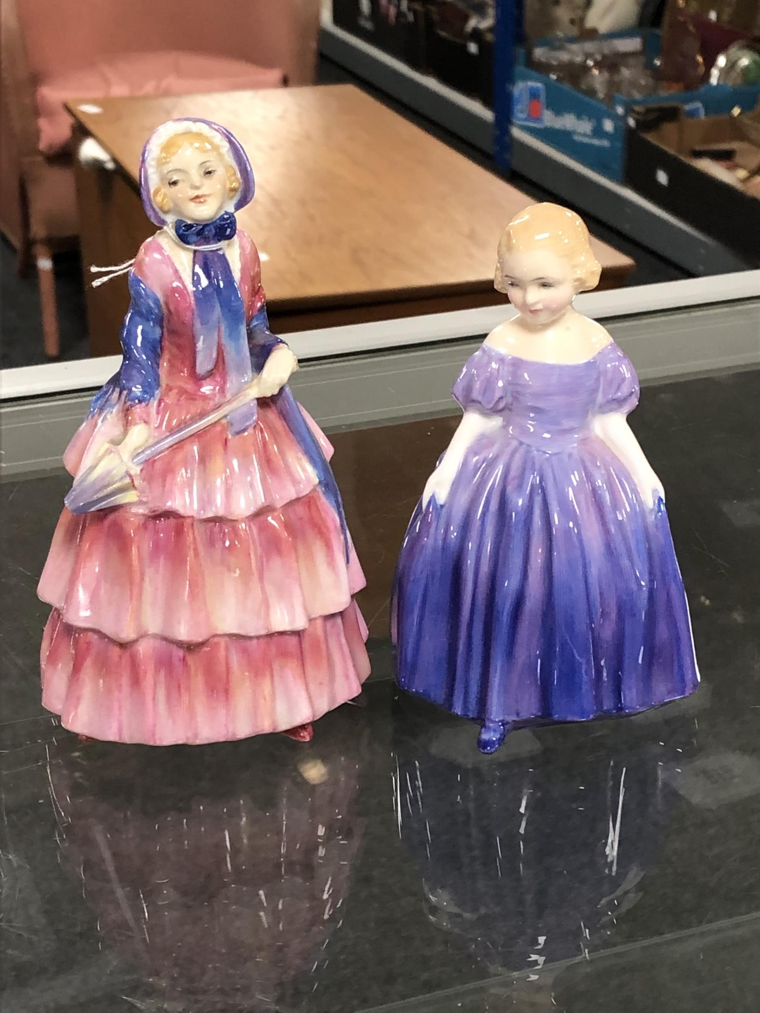 Two Royal Doulton figures - Marie and Biddy HN1513 CONDITION REPORT: Biddy is 15cm