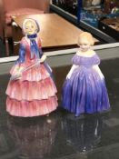 Two Royal Doulton figures - Marie and Biddy HN1513 CONDITION REPORT: Biddy is 15cm