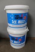 Six tubs of fuel express ice melt 10kg