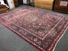 An antique Persian Moud carpet, North East Iran,