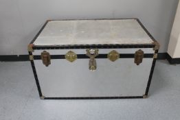 A metal trunk