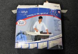 A boxed Lifestyle ironing station