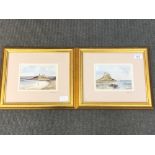 After Tom MacDonald : A pair of colour reproductions, signed in pencil, 13 cm x 17 cm,