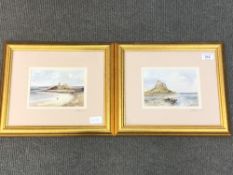 After Tom MacDonald : A pair of colour reproductions, signed in pencil, 13 cm x 17 cm,