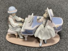 A Lladro figure, Jazz Duo 5930, boxed. CONDITION REPORT: In good condition.