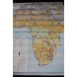 A large school map depicting Africa
