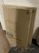 Two boxed flat packed kitchen cabinets