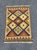 A Maimana Kilm rug,