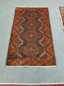 An Afghan rug,