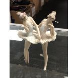 A Lladro figure, Dress Rehearsal, boxed, (a/f).