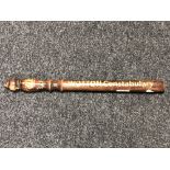 A Victorian policeman's truncheon,