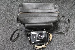 A Zenit E camera in case