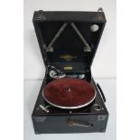 An early 20th century Columbia table top gramophone