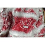 A box of Christmas hour glass vest tops and g strings