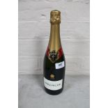 A bottle of Bollinger Special Cuvee Champagne