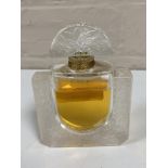 A Lalique, France factice frosted glass perfume display bottle, height 10.