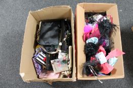 Two boxes of assorted Claires Accessories