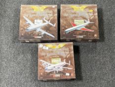 Three boxed Corgi Aviation Archive air craft