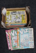 A box of twenty-eight vintage Viz comics