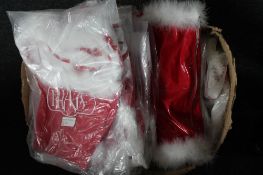 A box of Phaze Christmas dresses,