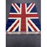 A contemporary Union Jack rug