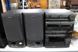 A Sony micro hi/fi system