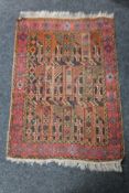 An Afghan rug,