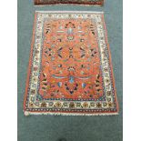 A Malayer rug 145 cm x 106 cm