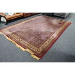 A machine made eastern carpet,