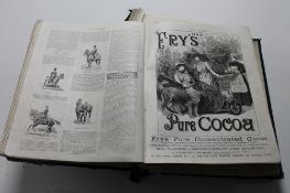 Two 19th century volumes : The Graphic Illustrated Weekly Newspaper