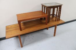 A mid 20th century Danish teak coffee table,