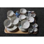 A tray of Japanese eggshell china