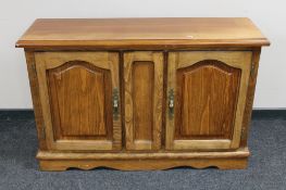 An American style sideboard together with glass door corner display unit