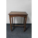 An oak Arts and Crafts occasional table