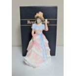 A Royal Doulton figure - Sharon, with box and certificate.
