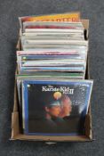 A box of seventy-five vinyl records - Gary Numan, Tears for Fears,